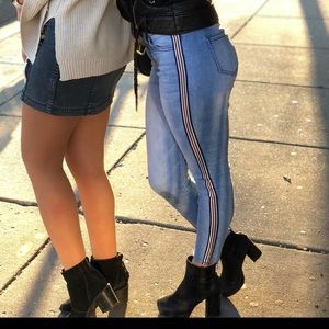 Racer stripe jeans
